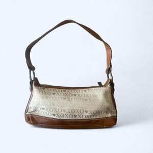 Vintage Y2K XOXO monogram mini shoulder bag 🤎💌